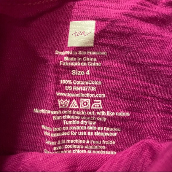 Tea Collection Size 4 Adorable Ruffle Dress - Picture 2 of 3